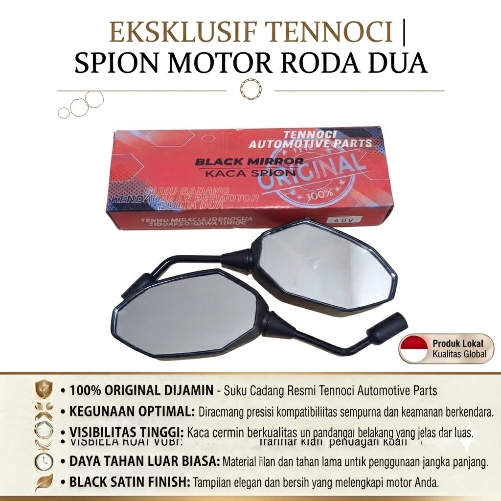 Spion Motor Honda ADV 150 160 Original | Kaca Spion ADV Presisi Kualitas Terbaik | TENNOCI