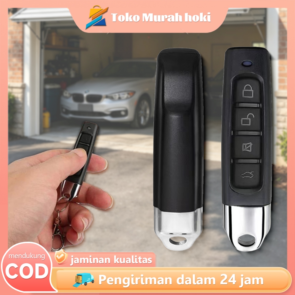 Duplikat Remote Mobil Garasi Universal 433MHz Remote Kontrol Wireless Untuk Buka Pintu Garasi Rumah