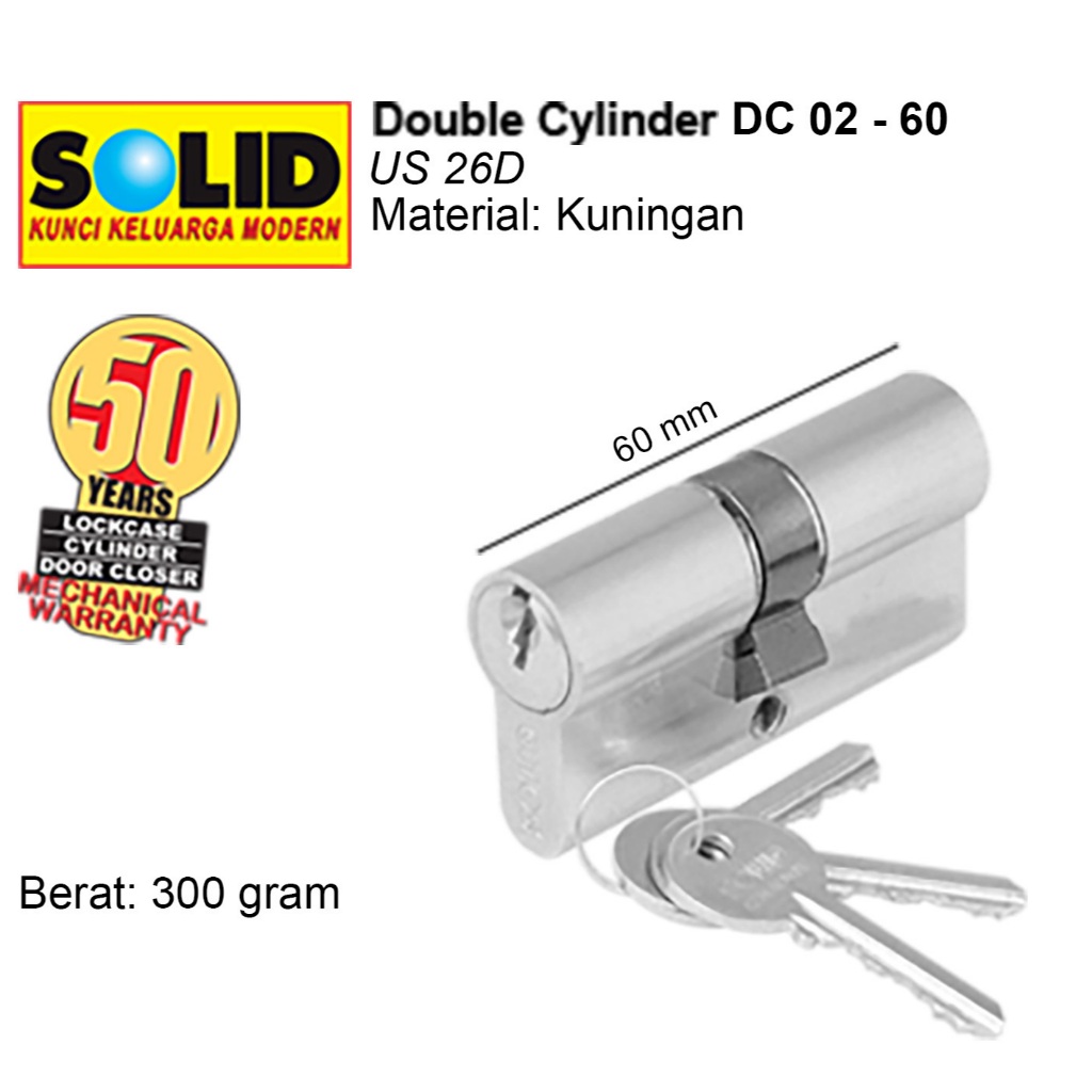 Solid Duplikat Anak Kunci Master Key