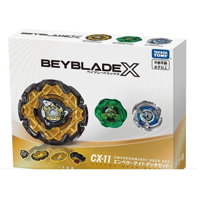 Beyblade X CX-11 Emperor Might Deck Set