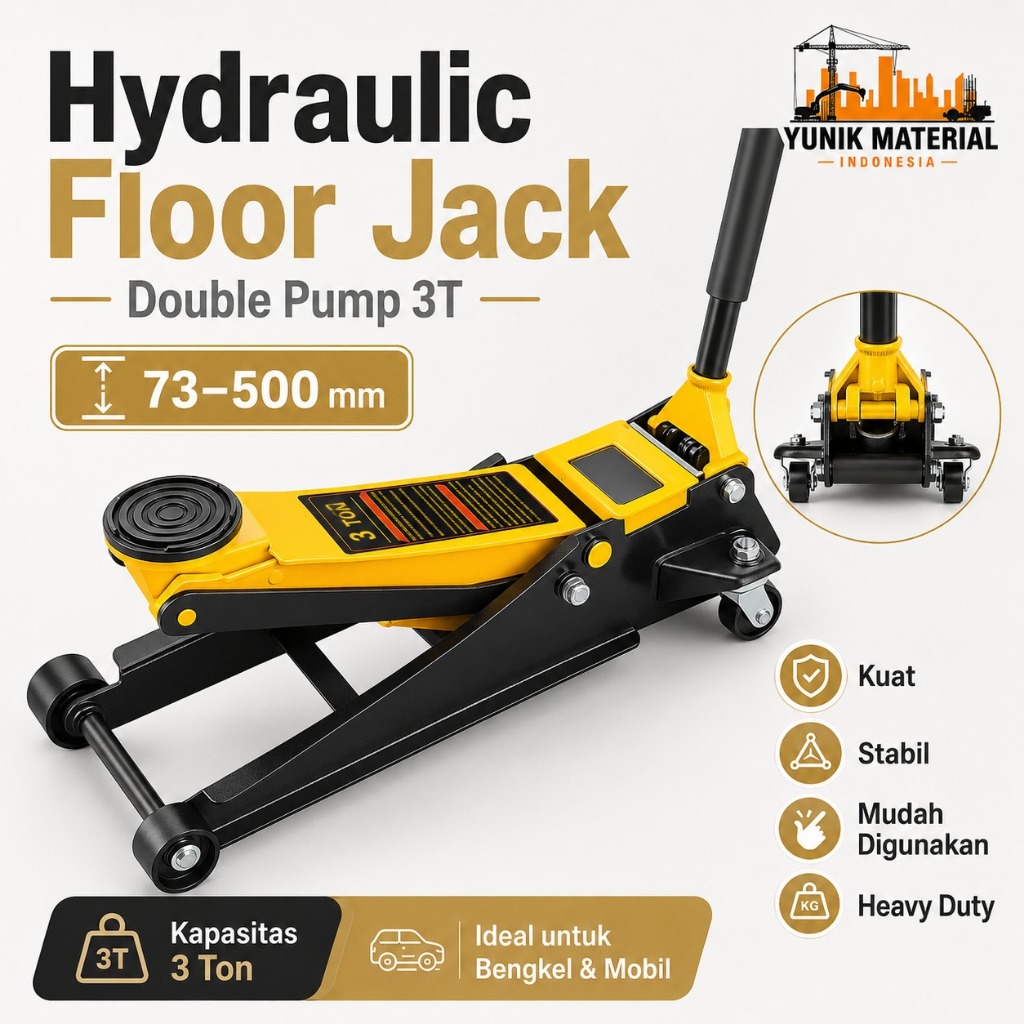 Dongkrak Buaya Mobil / Hydraulic Floor Jack