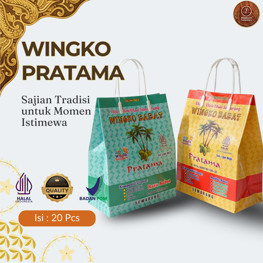 Wingko Babat Pratama Semarang Oleh Oleh Khas Enak Praktis