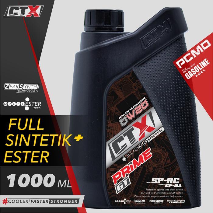 CTX Prime GT - Oli mobil (PCMO) Full Sintetik Ester 0w20, 5w30, 5w40, 5w50