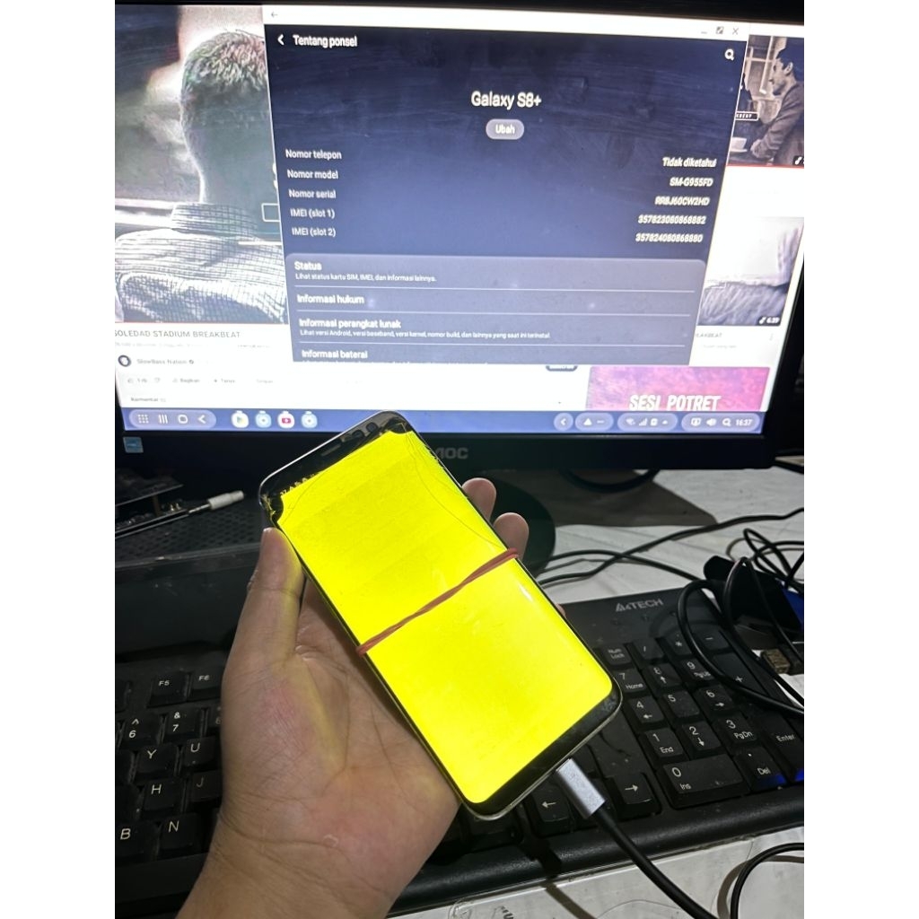 Mesin samsung s8 plus