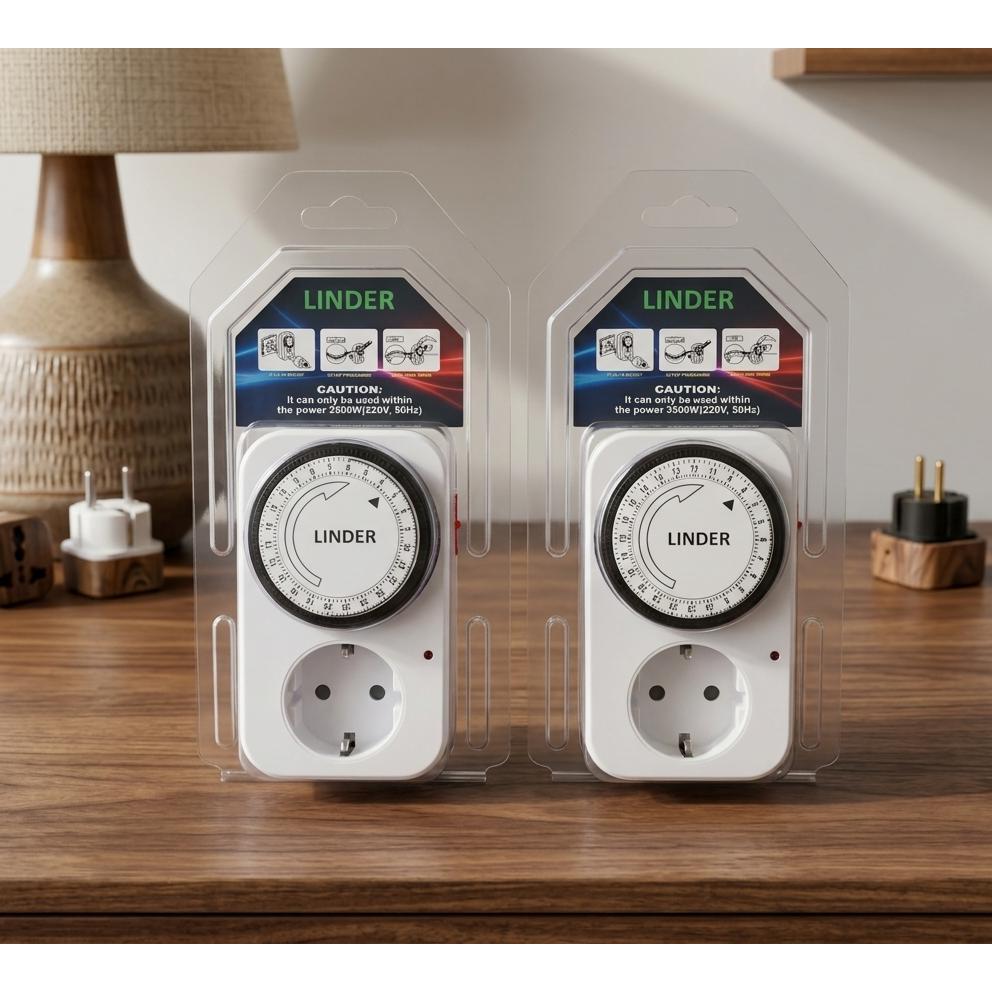 Stop Kontak Timer manual 2 Jam dan 24 Jam Kitani