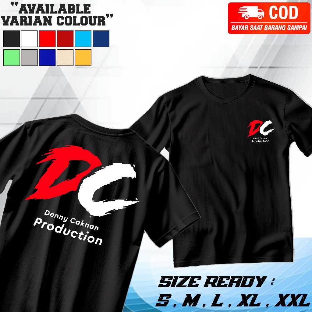 Baju Kaos denny caknan - Baju Distro dc music production musik- baju distro terbaru - Kaos Pria Wani