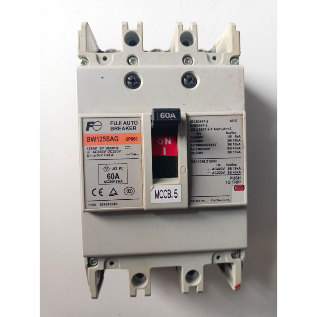 MCCB Fuji Electric 60A 3P