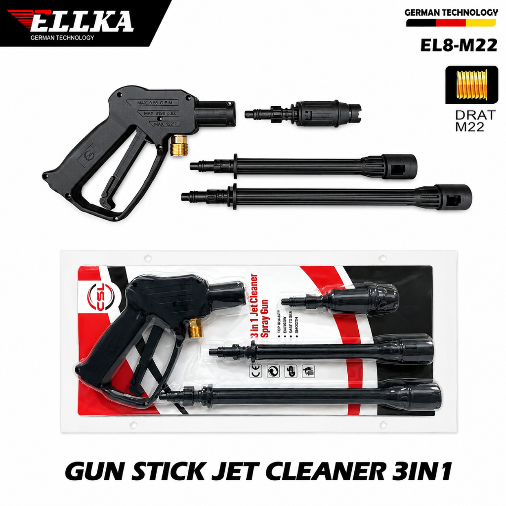Gun/Tembakan steam 3 IN 1/Jet cleaner universal/Stick jet cleaner M14 M22 CASAL - M22