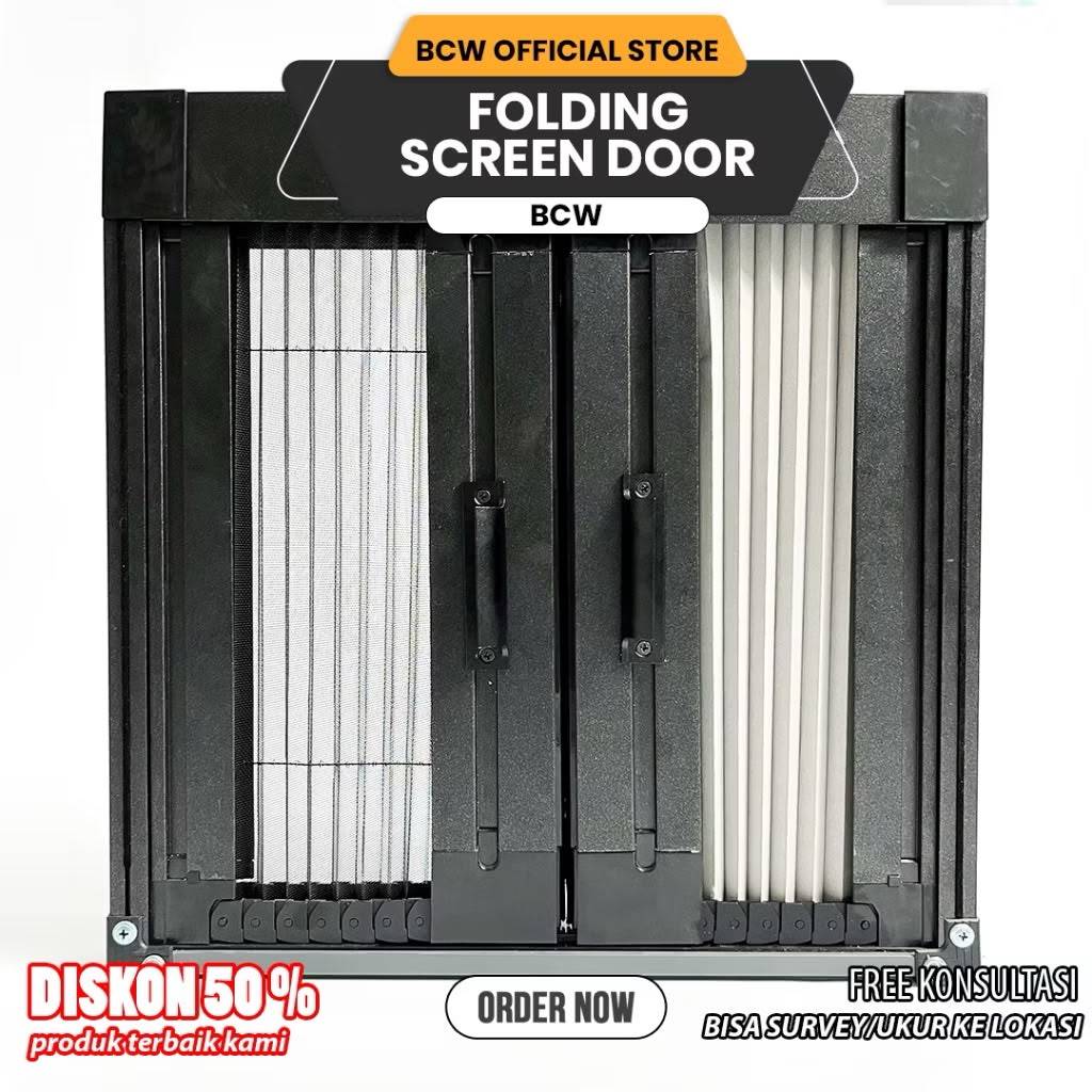 DAFF LIVING - Folding Screen Door - Jendela / Pintu LIpat Mesh Door Anti Serangga