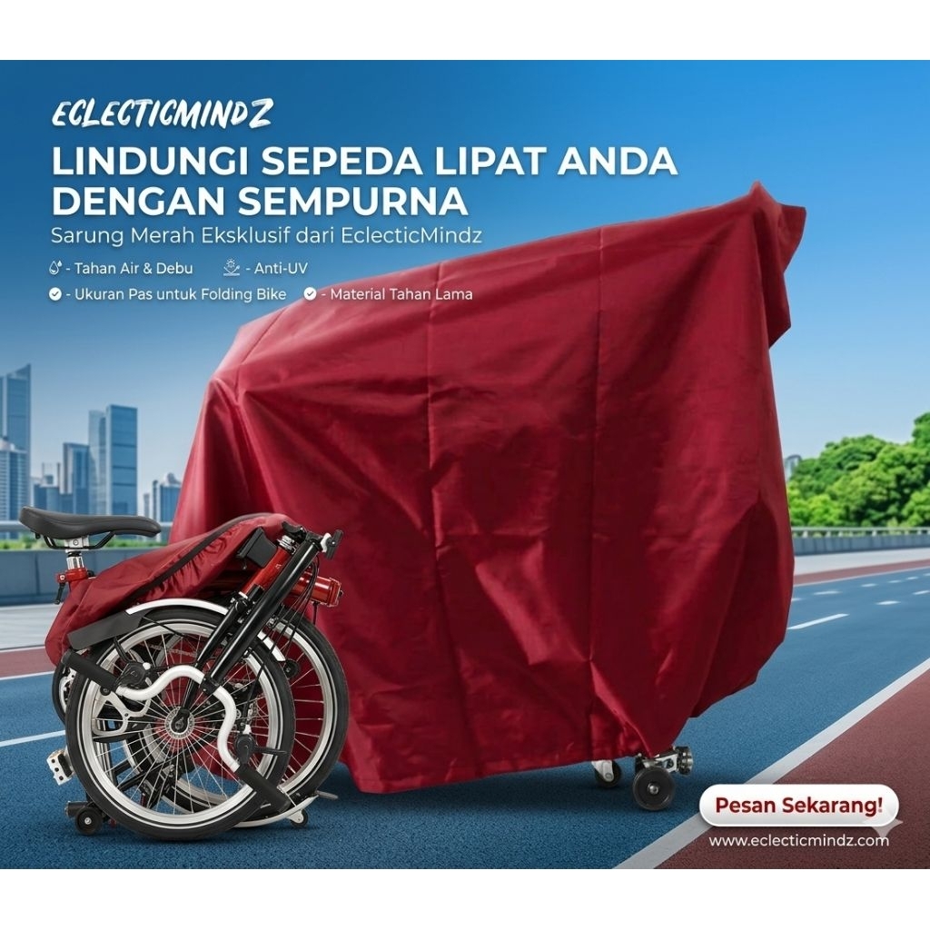 sarung sepeda lipat listrik sepeda lipat folding bike
