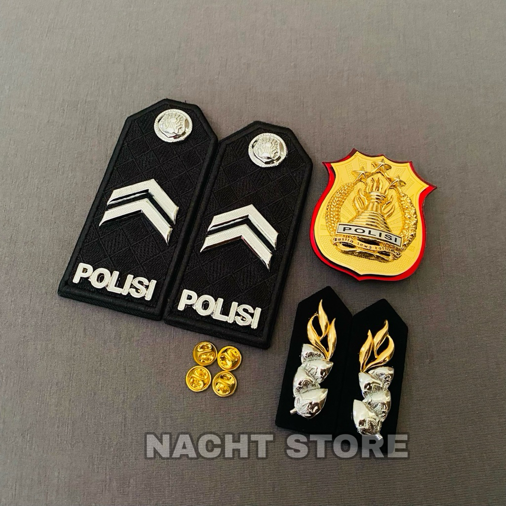 SET KOMPLIT PANGKAT BRIPTU PDU / PANGKAT BRIPTU PDU POLRI / PANGKAT BRIPTU PDU