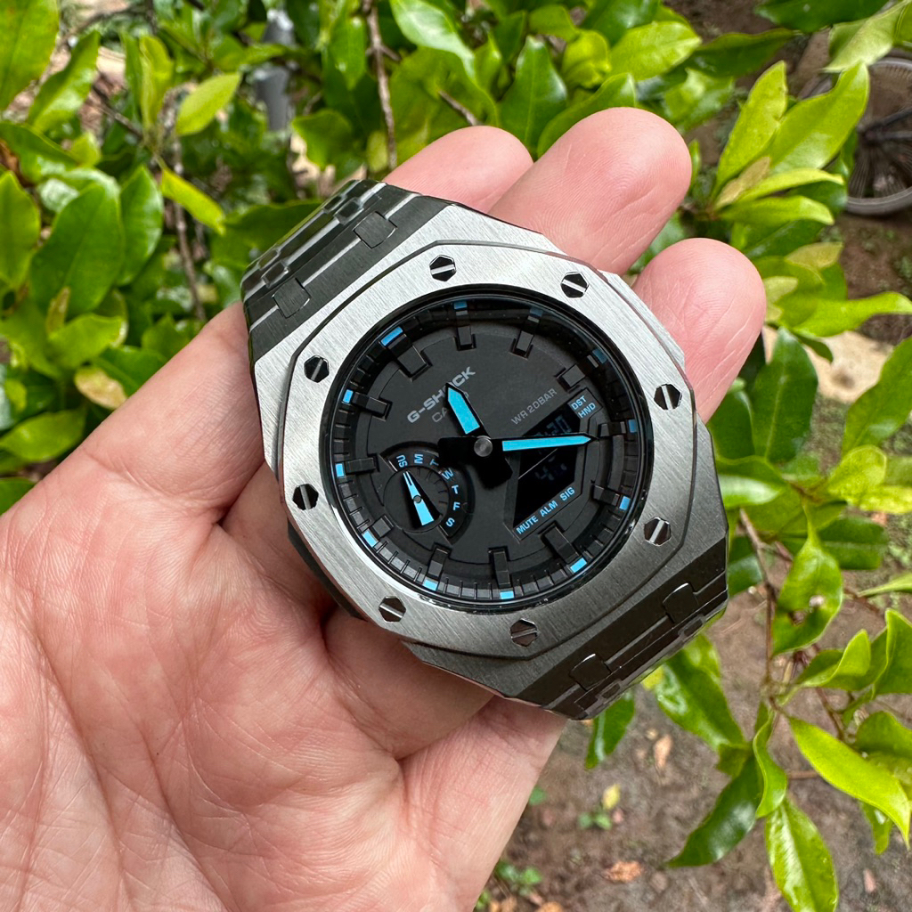 ga2100 oak rosegold casio ga-2100 custom g-shock ga-2100 custom original