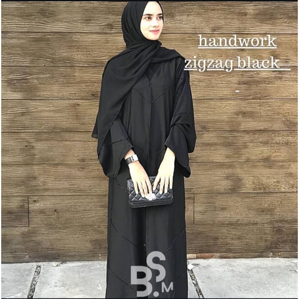 Abaya hitam preloved