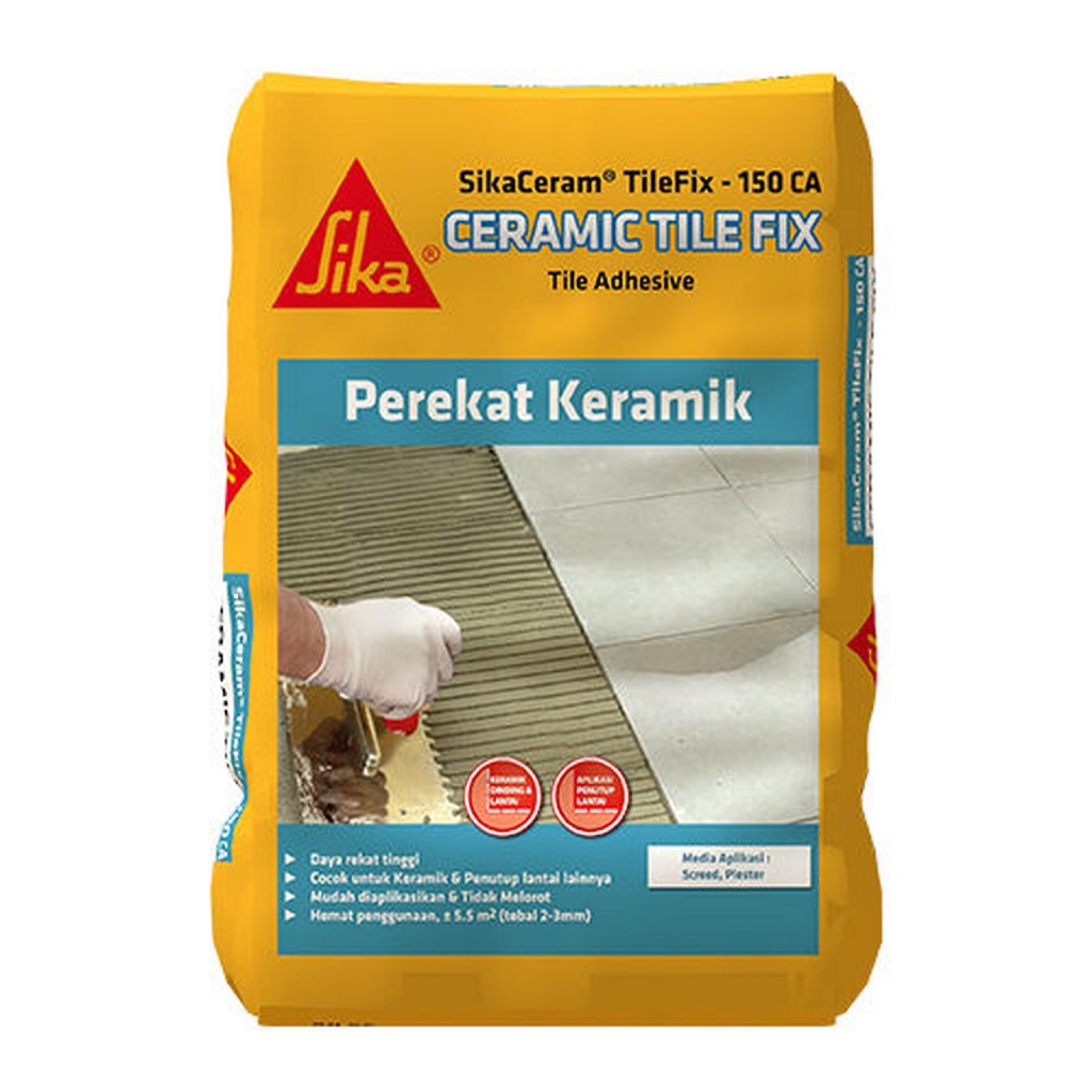 SIKA SIKACERAM 150 CA SEMEN PEREKAT KERAMIK TILE FIX 25KG