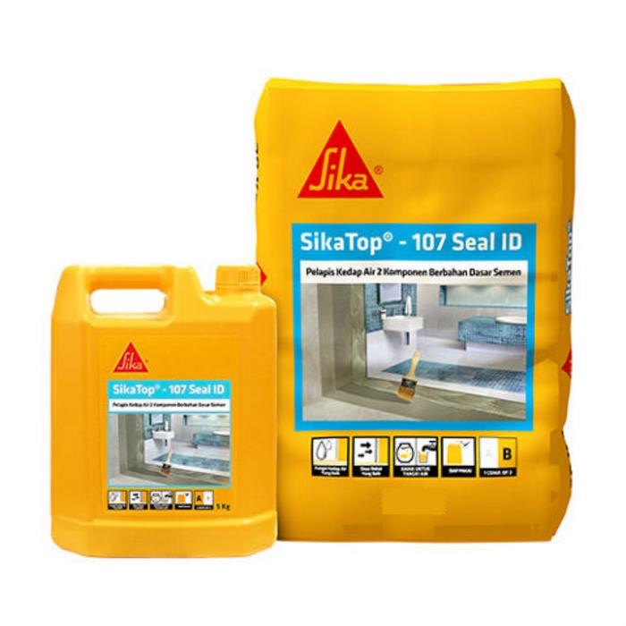SIKA SIKATOP 107 PLUS SET PELAPIS KEDAP AIR 2 KOMPONEN 4KG (1KG+3KG)