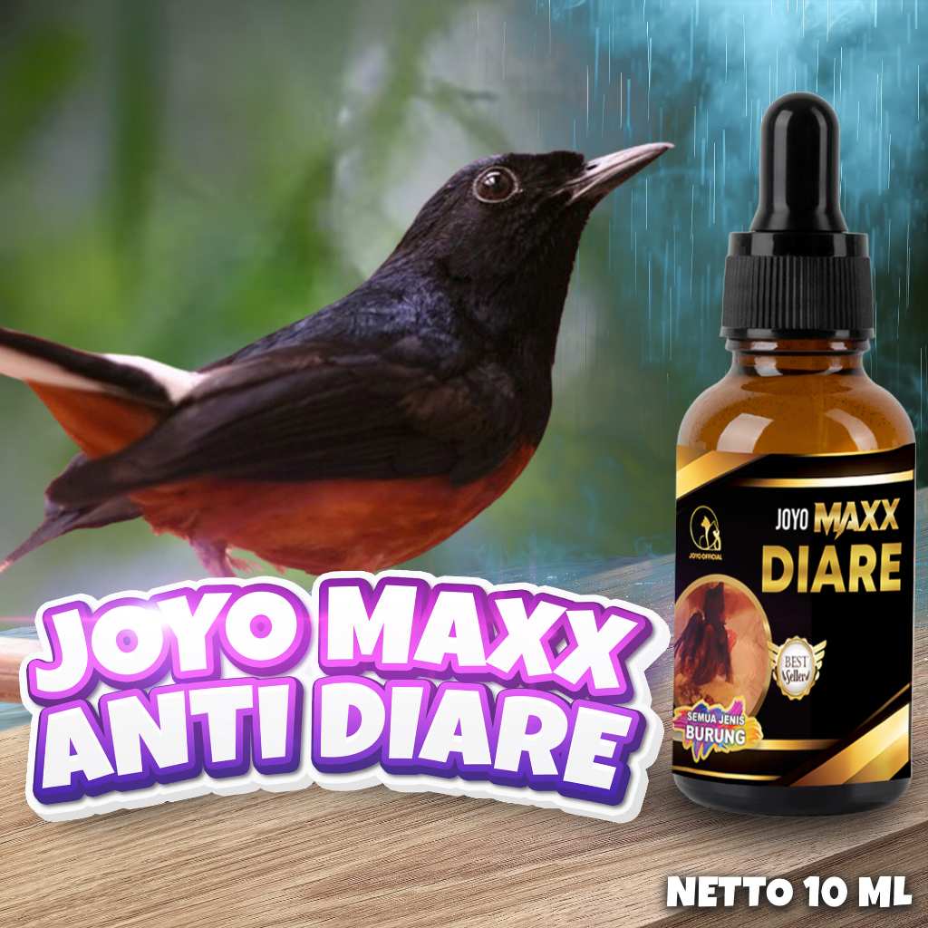 OBAT BURUNG DIARE | VITAMIN BURUNG | OBAT MENCRET | OBAT BERAK CAIR | MAXX ANTI DIARE 10ML