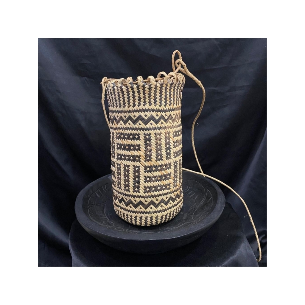TAS ROTAN SELEMPANG BOTOL KHAS KALIMANTAN // TAS ROTAN HANDMADE KHAS DAYAK // TAS ROTAN KALIMANTAN