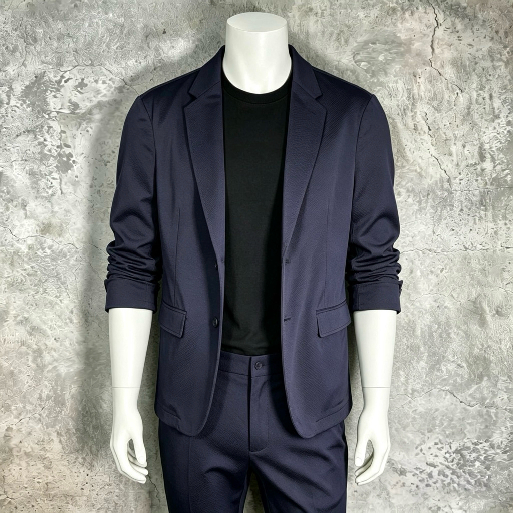 Blazer Rajut Slim Fit Pria Zara / Ori New