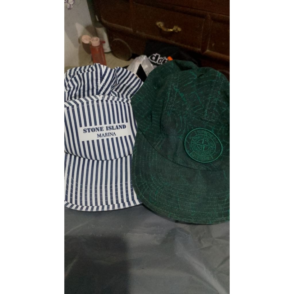 caps stone island x supreme dan marina