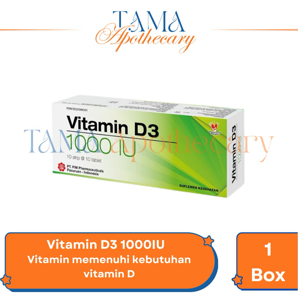 Vitamin D3 1000iu PIM