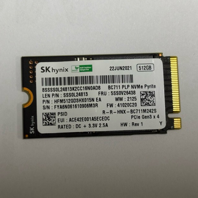 SSD NVME 512GB 2242