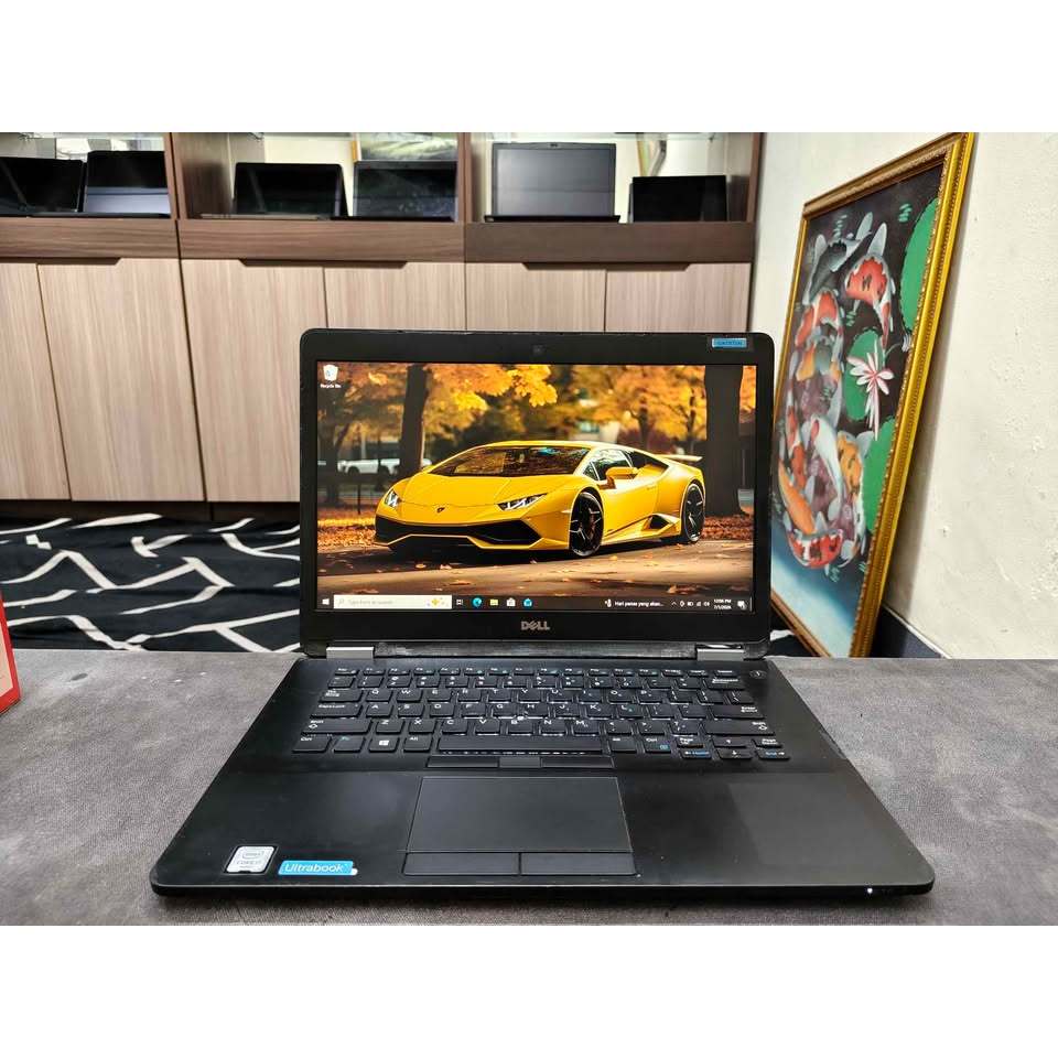 Laptop Dell Latitude E7470 Core i7 Gen 6 8/256 Slim Backlit Siap Pakai