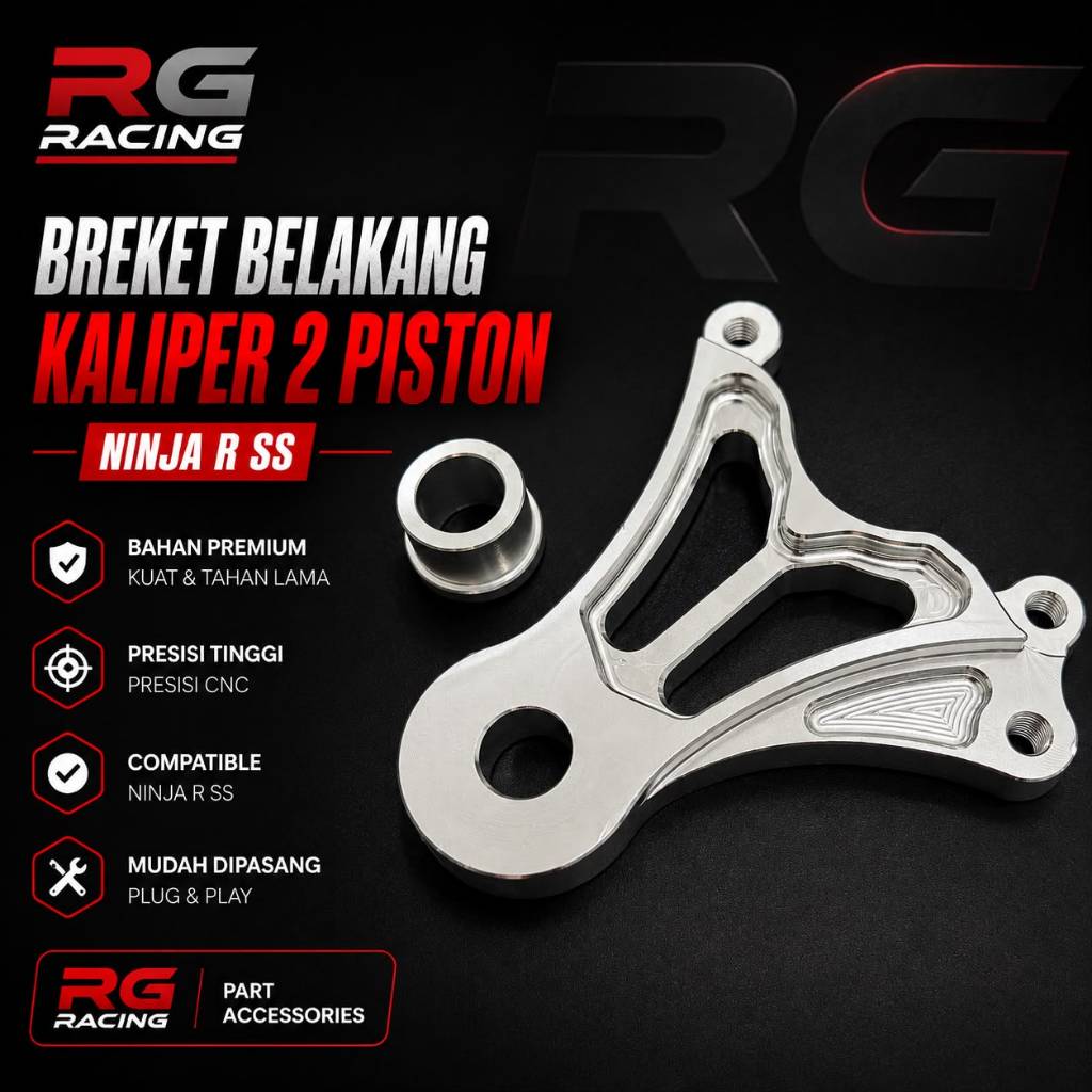 BREKET BELAKANG KALIPER 2 PISTON / BREKET KALIPER 2 PISTON BELAKANG NINJA R / BREKET KALIPER 2 PISTO