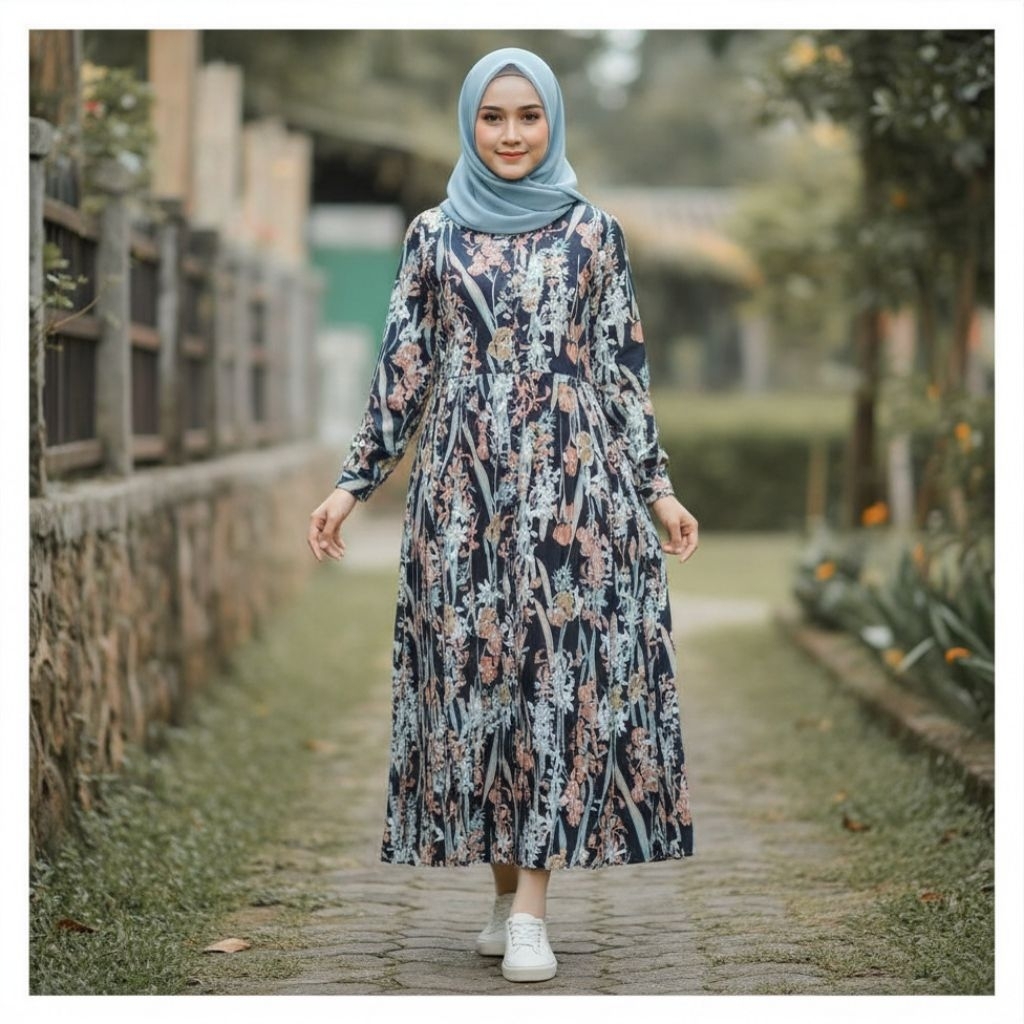 Midi Dress Merk Nada- New