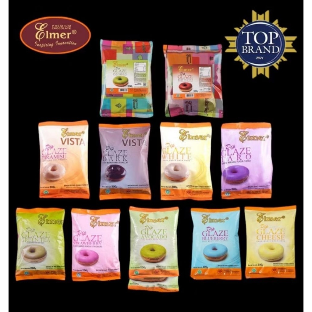 Elmer Glaze / Glaze Donat / Glaze Roti 200gr