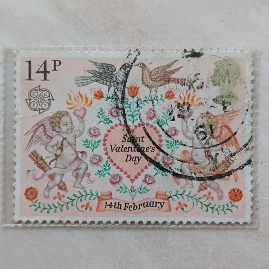 Prangko Perangko Kuno Inggris UK 1981 Europa Folklore St. Valentine's Day - YN3371