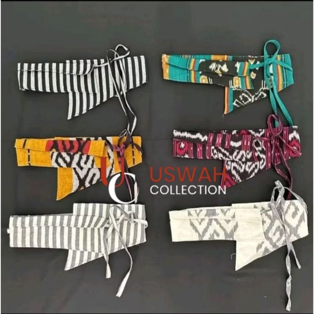 Obi belt tenun - obi belt -ikat pinggang tenun - belt wanita/pria
