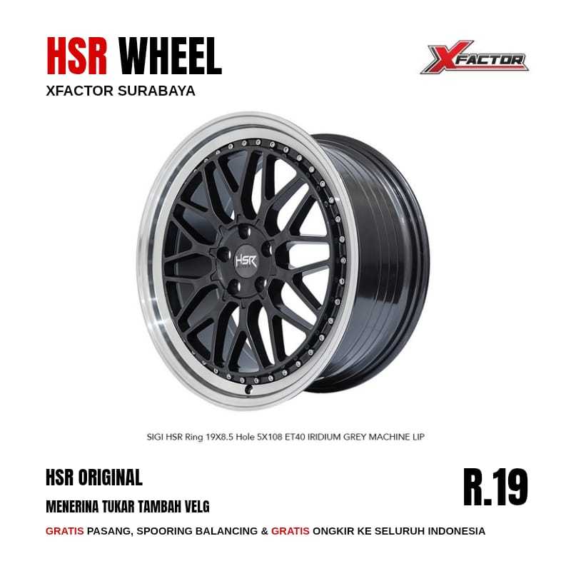 VELG MOBIL R19 HSR SIGI HSR R19X8,5 5X108 ET40 IGML 4 PCS VELG