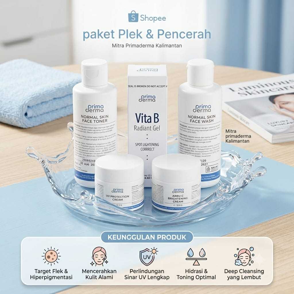 PRIMADERMA PAKET FLEK GLOWING dark sport cream (flek normal)