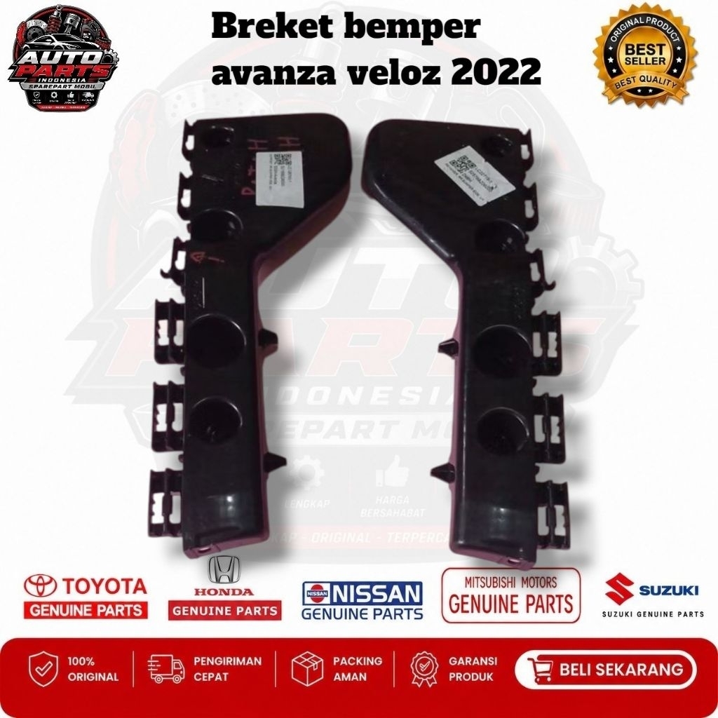 BRACKET BEMPER BELAKANG AVANZA VELOZ 2022 ORIGINAL