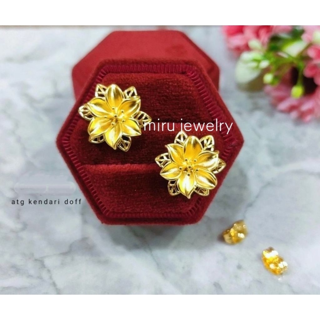 Anting Kendari, Anting Tusung lapis emas, Anting wanita