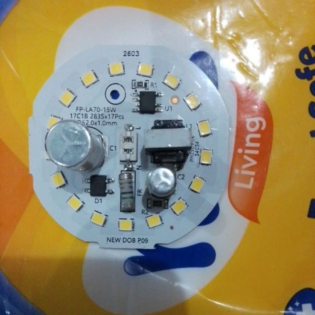 LED AC DOB 15WATT 9V D52