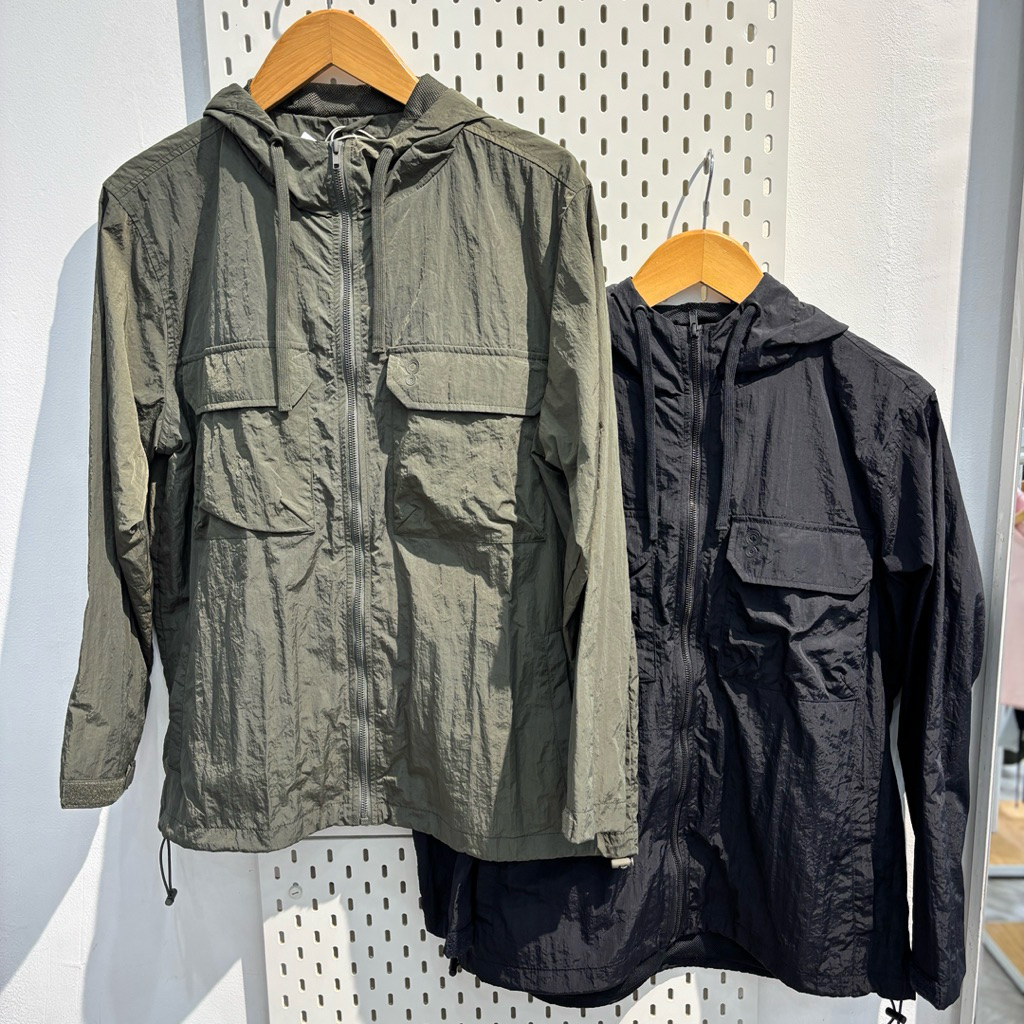Jaket Hoodie Greenlight Original Terbaru 2025 bahan parasut nylon (REGULER FIT ) Jaket Parasut Green