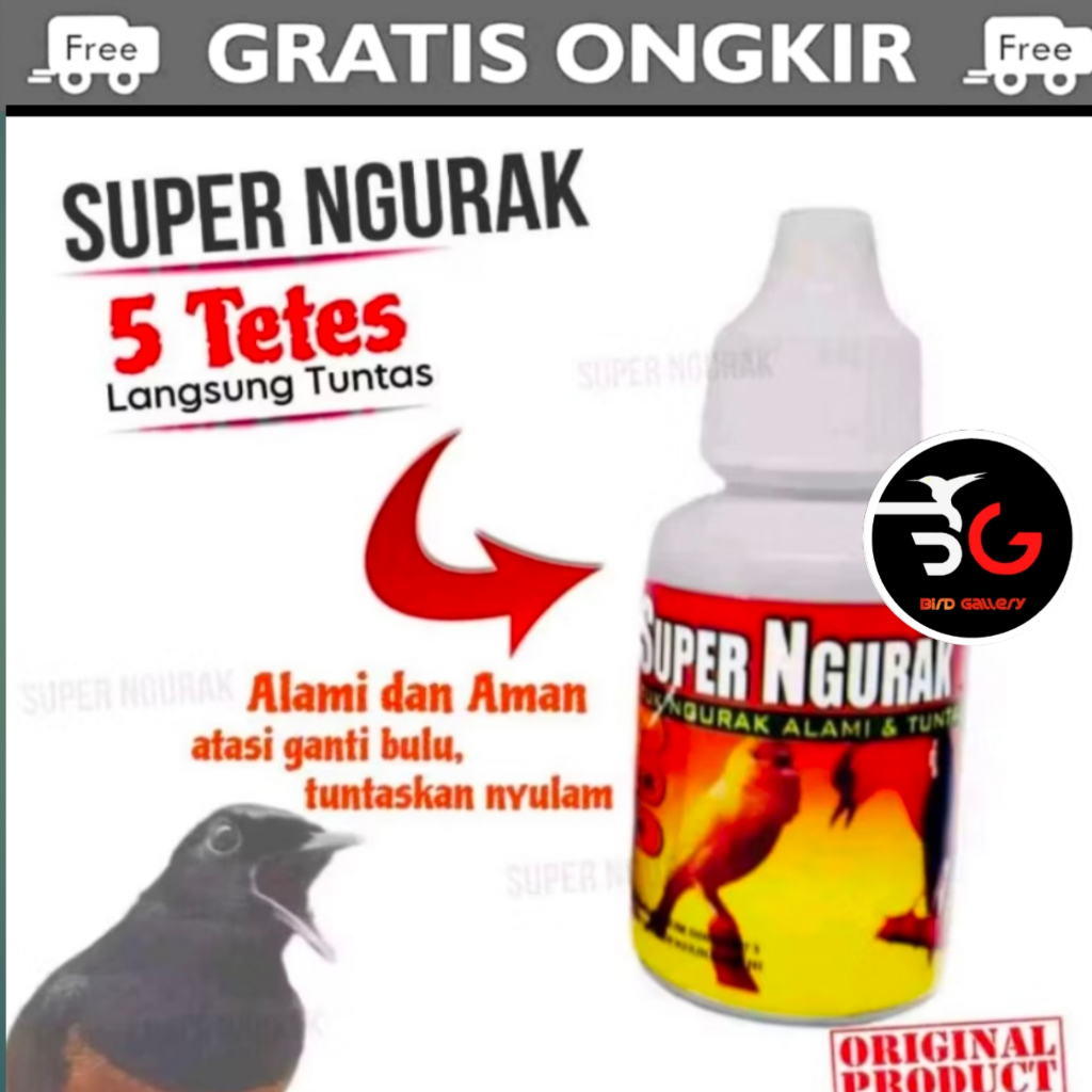 SUPER NGURAK SUPER KICAU KENARI VITAMIN BURUNG PENGGACOR BURUNG KENARI