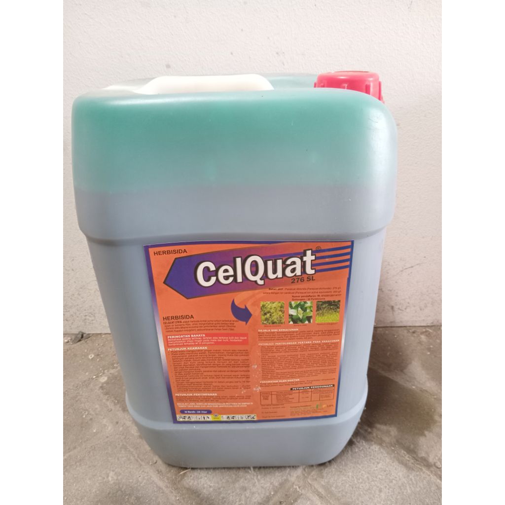 Racun Herbisida Kontak CelQuat 276SL Kemasan 20 Liter