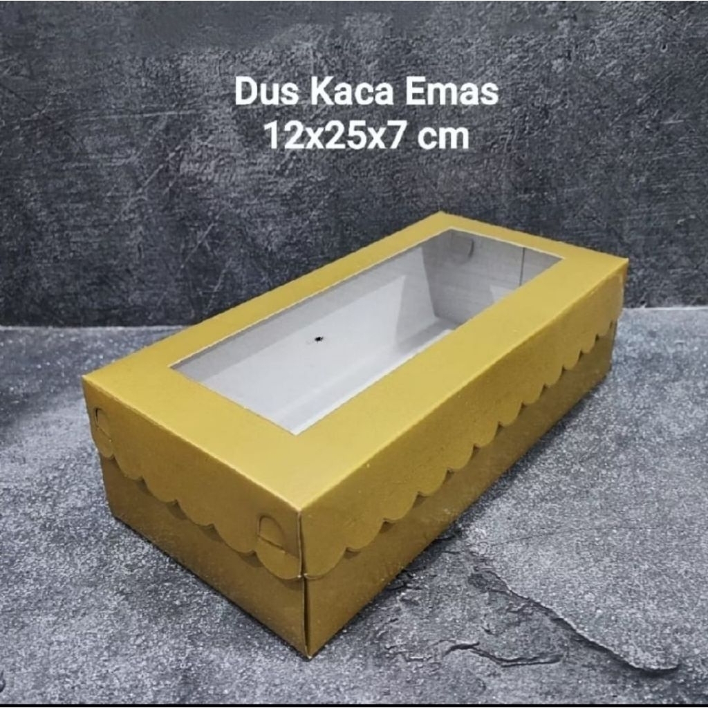 10 Pack Dus Kue Corrugated Kraft Brown - 12x25cm, Tebal & Food Grade