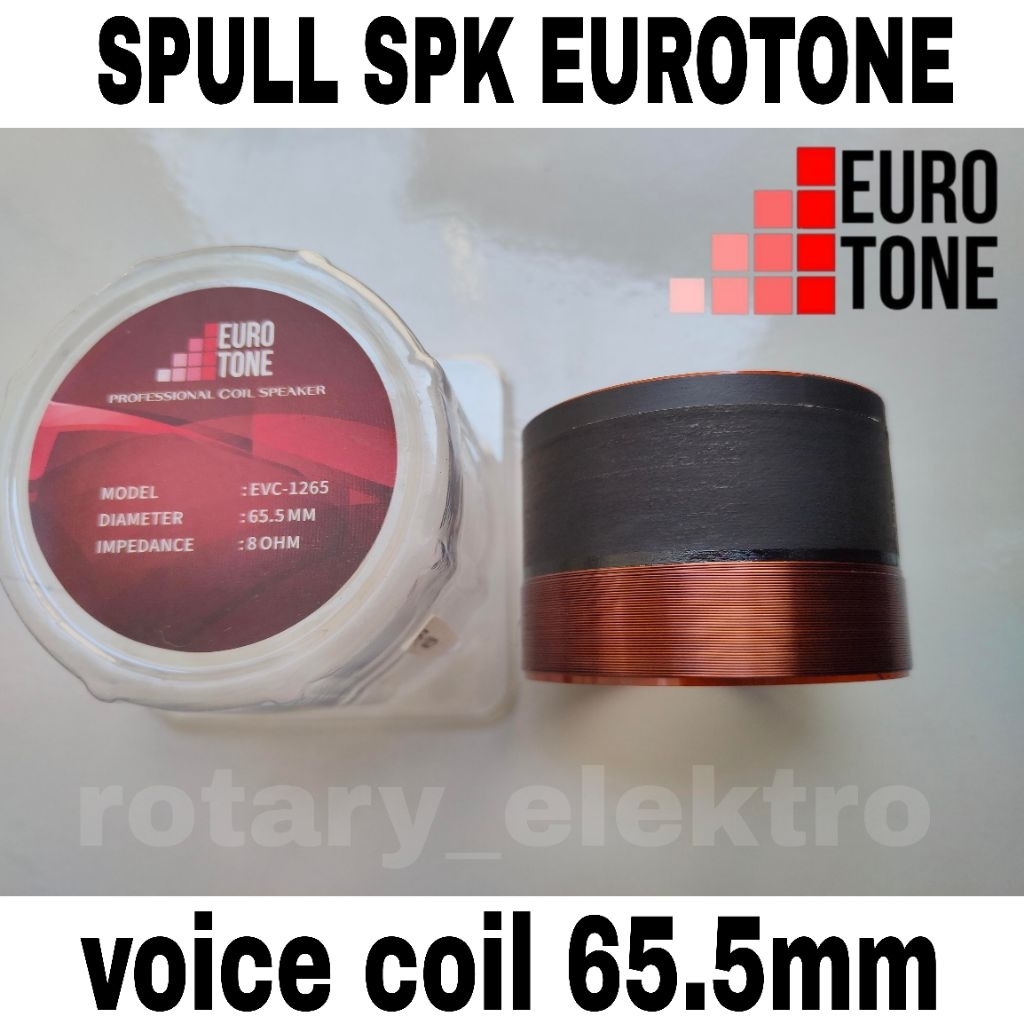 SPULL SPEAKER EUROTONE 65.5MM VOICE COIL 65.5MM