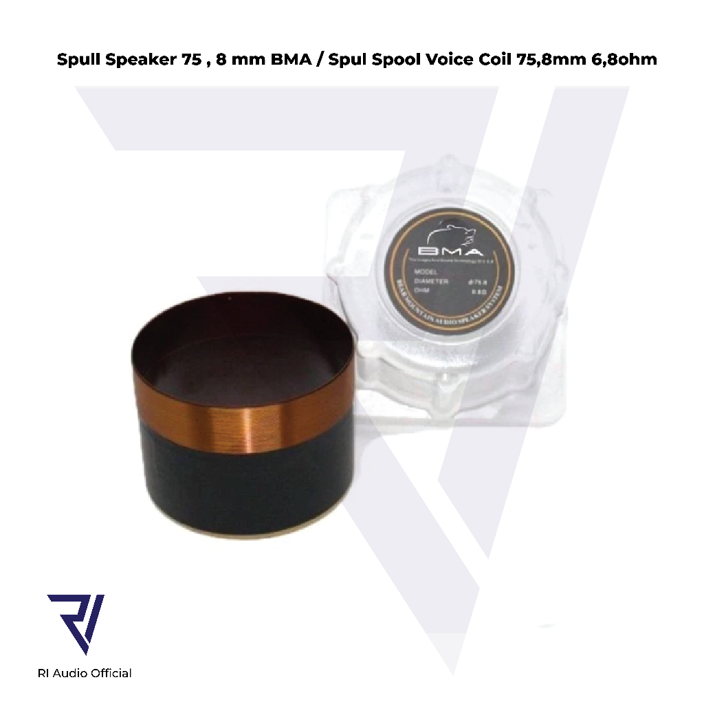 Spull Speaker 75 , 8 mm BMA / Spul Spool Voice Coil 75,8mm 6,8ohm