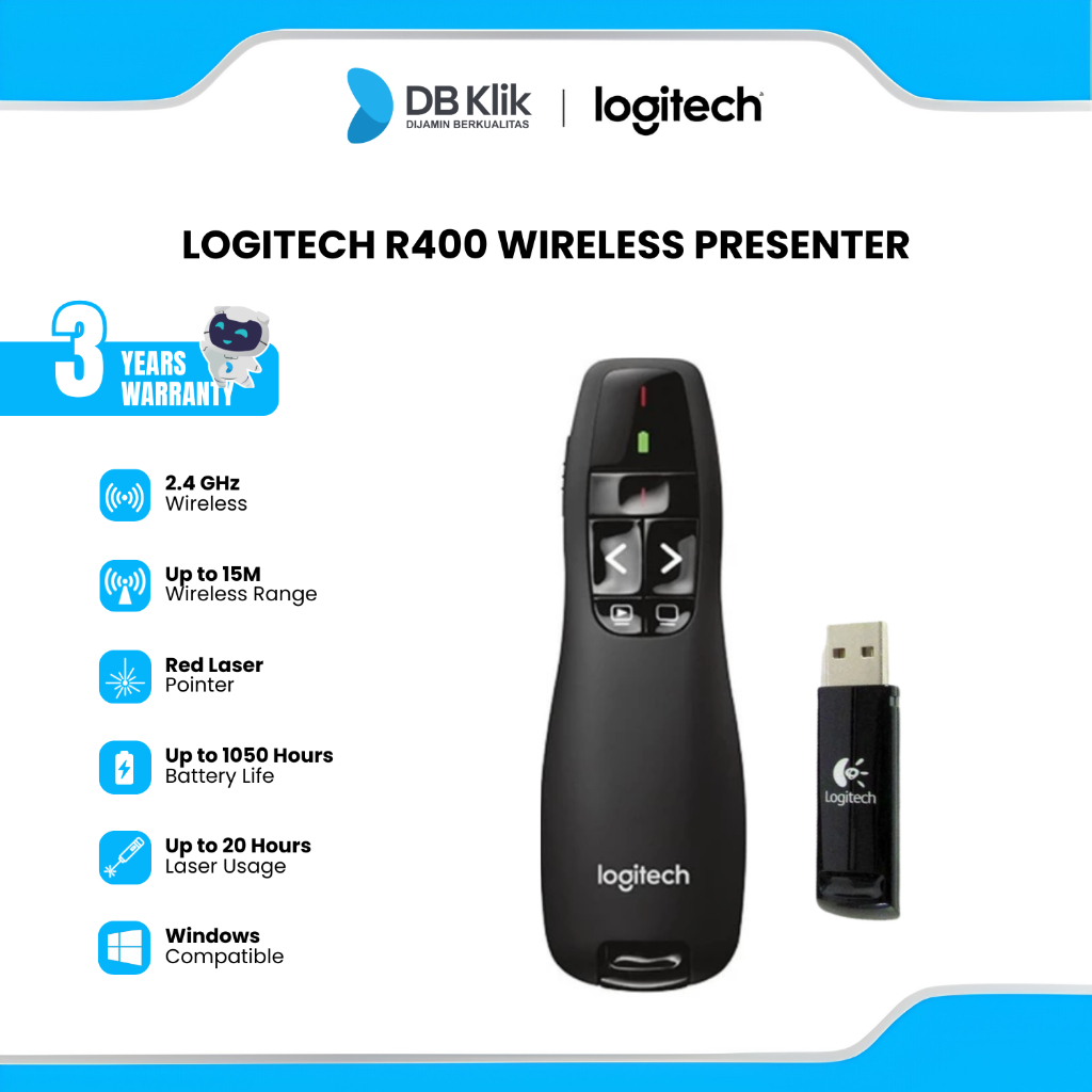 Logitech R400 Wireless Presenter