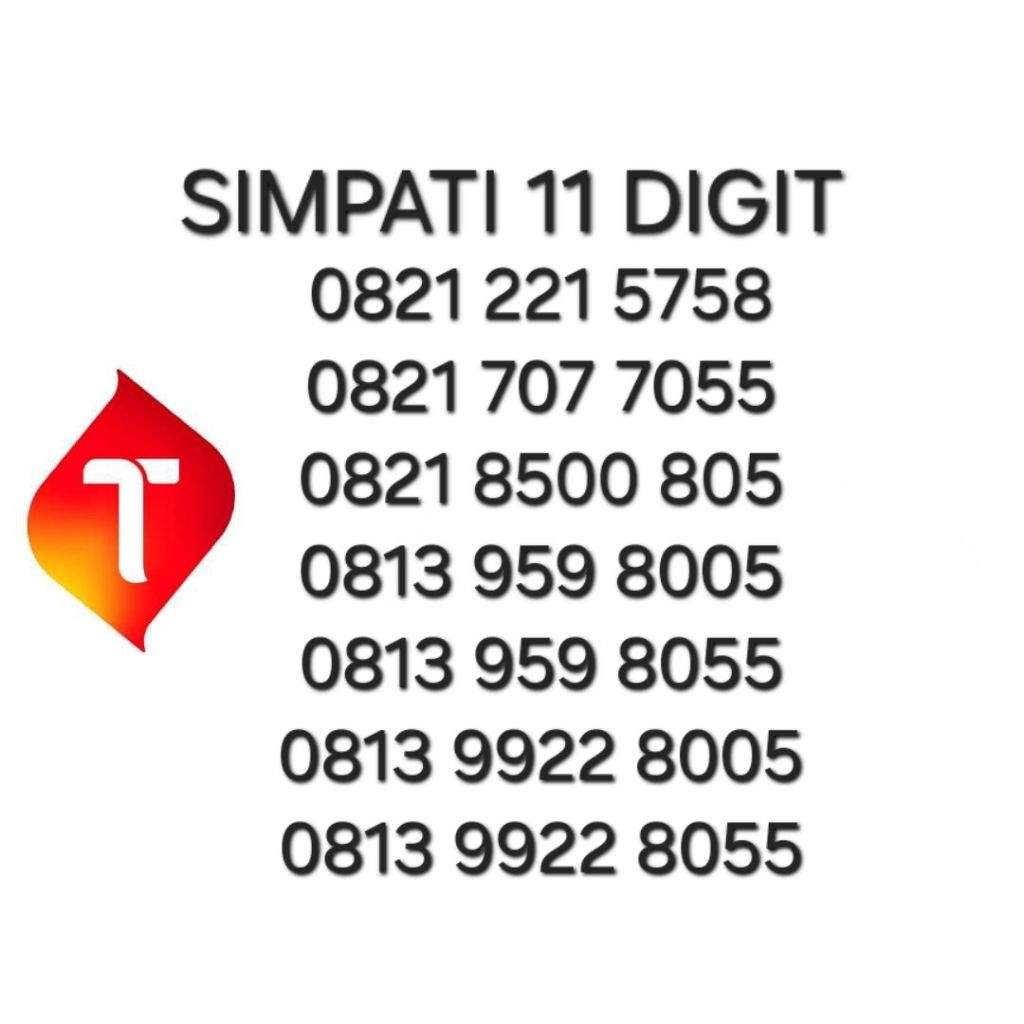 NOMOR CANTIK TELKOMSEL SERIAN HOKI JOS BOS 369 MAJU 5758 1922 168 RAPIH - 081x 197 5758 - 081x 959 B
