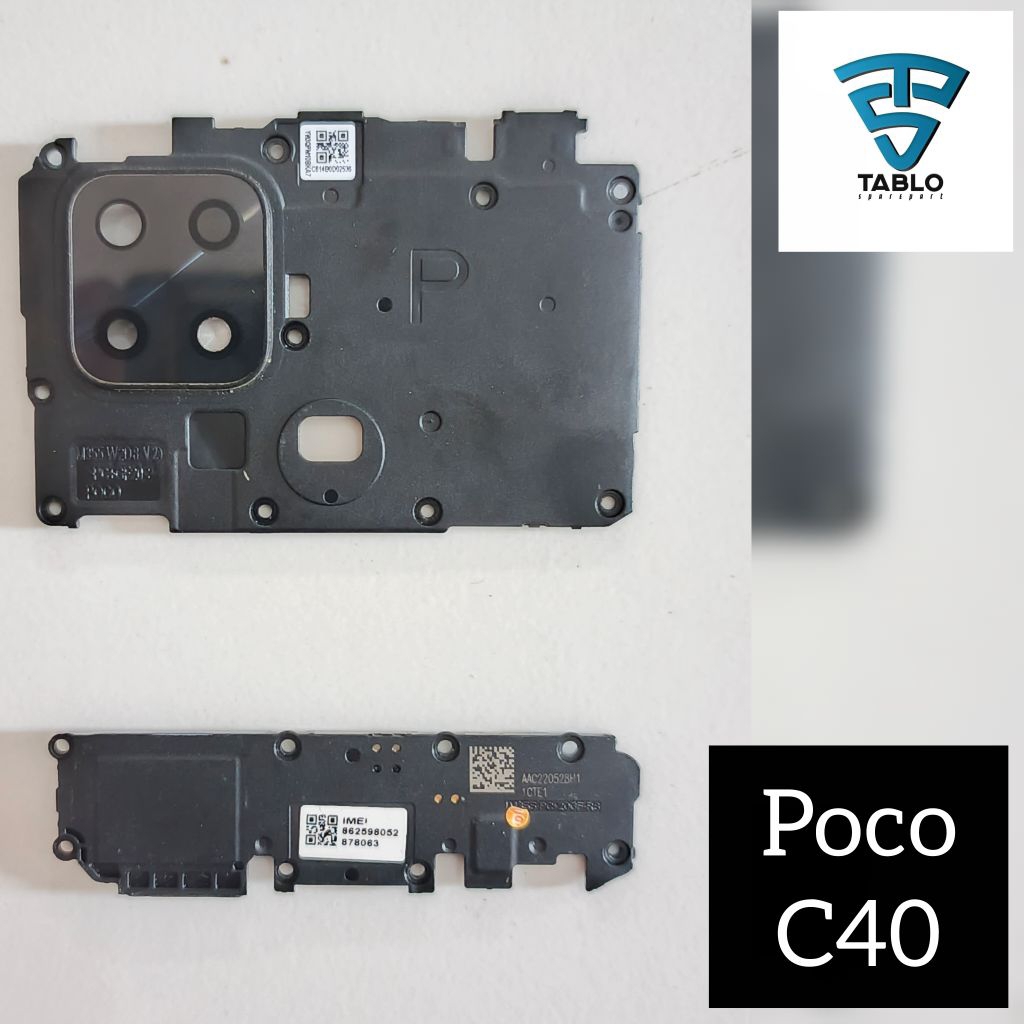 cover mesin speaker bawah Poco C40 original copotan hp