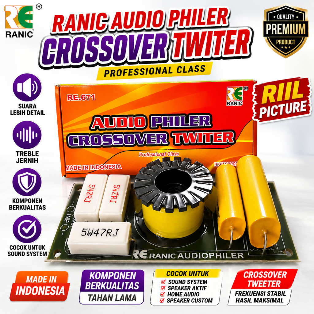 Ranic Audio Philer Crossover Tweeter