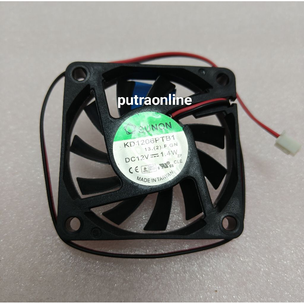 Kipas Fan SUNON 6x6 CM DC 12V Jual Per/ 10pcs Made in Taiwan