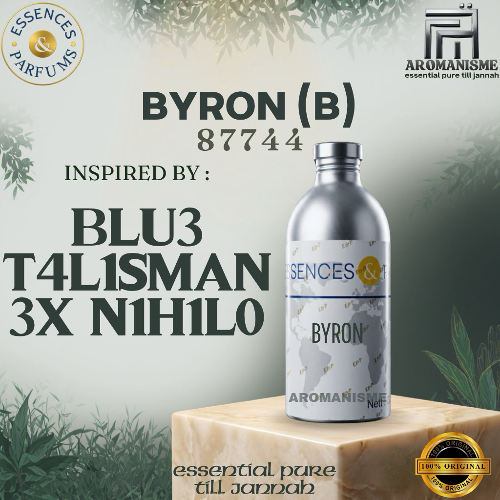 BIBIT PARFUM BLU3 T4L1SM4N EX N1H1L0 ESSENCES BYRON GRADE B SEGEL 500GRAM