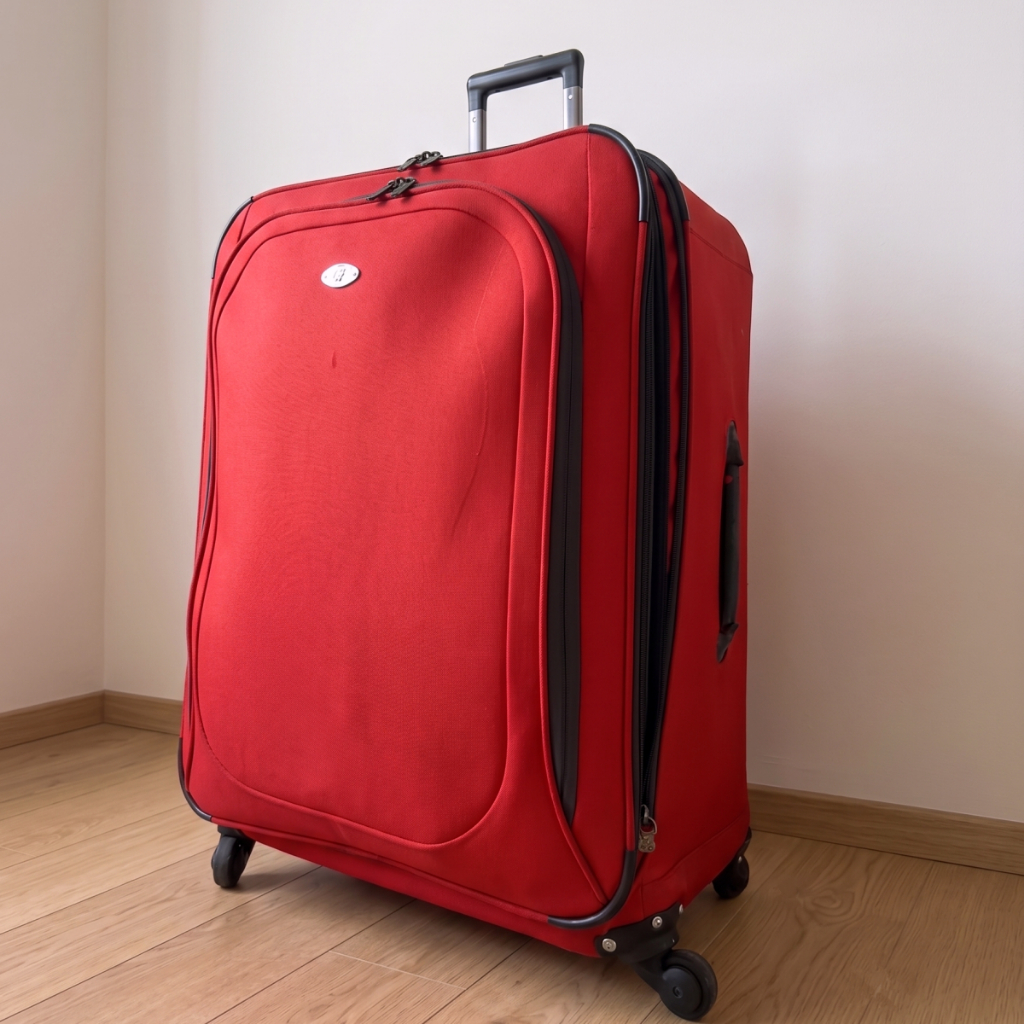 [Khusus REG/Kargo] Preloved Koper Kain Soft Case 26 Inch Jumbo Adjustable Premium Vict0rin0x Import 