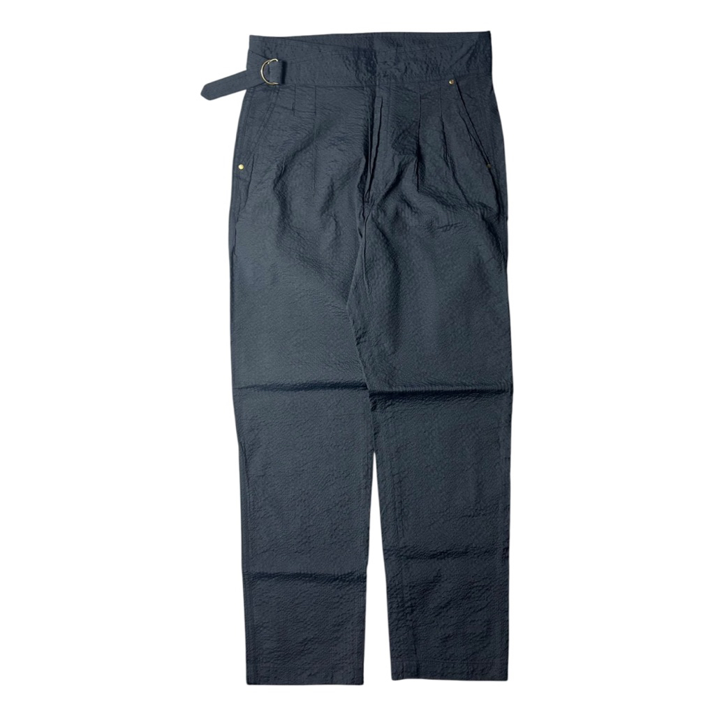 Dimitri Black Textured Gurkha Pants